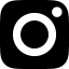 Schwarzes Instagram Logo